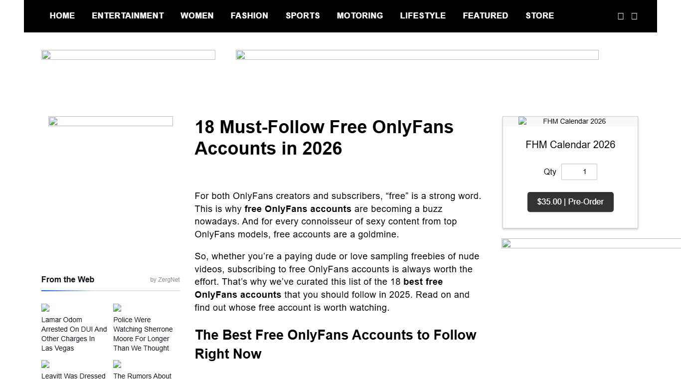 18 Must-Follow Free OnlyFans Accounts in 2026 -